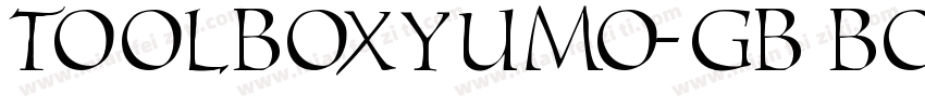 toolboxYuMo-GB Bold字体转换